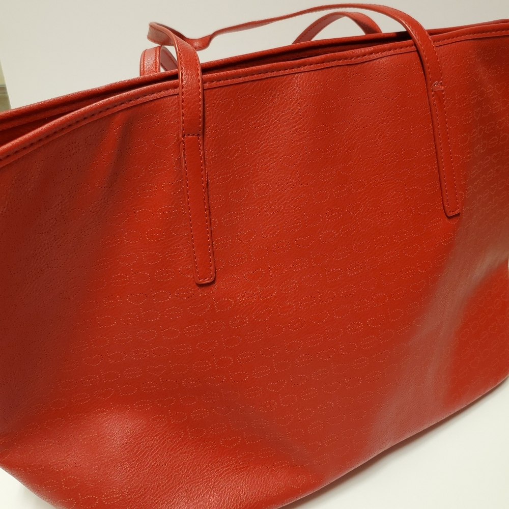 BEBE Red Purse - Picture 5 of 13